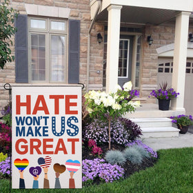 Shuitouk 3-ply polyester flag delivers durable, fade-resistant outdoor decor.