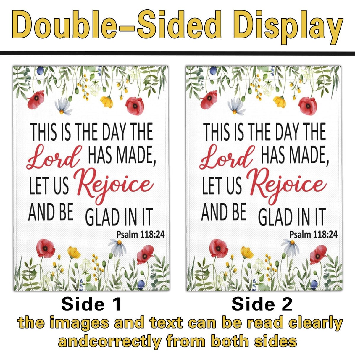 Shuitouk Outdoor Decor flag withstands weather and preserves colors across seasons