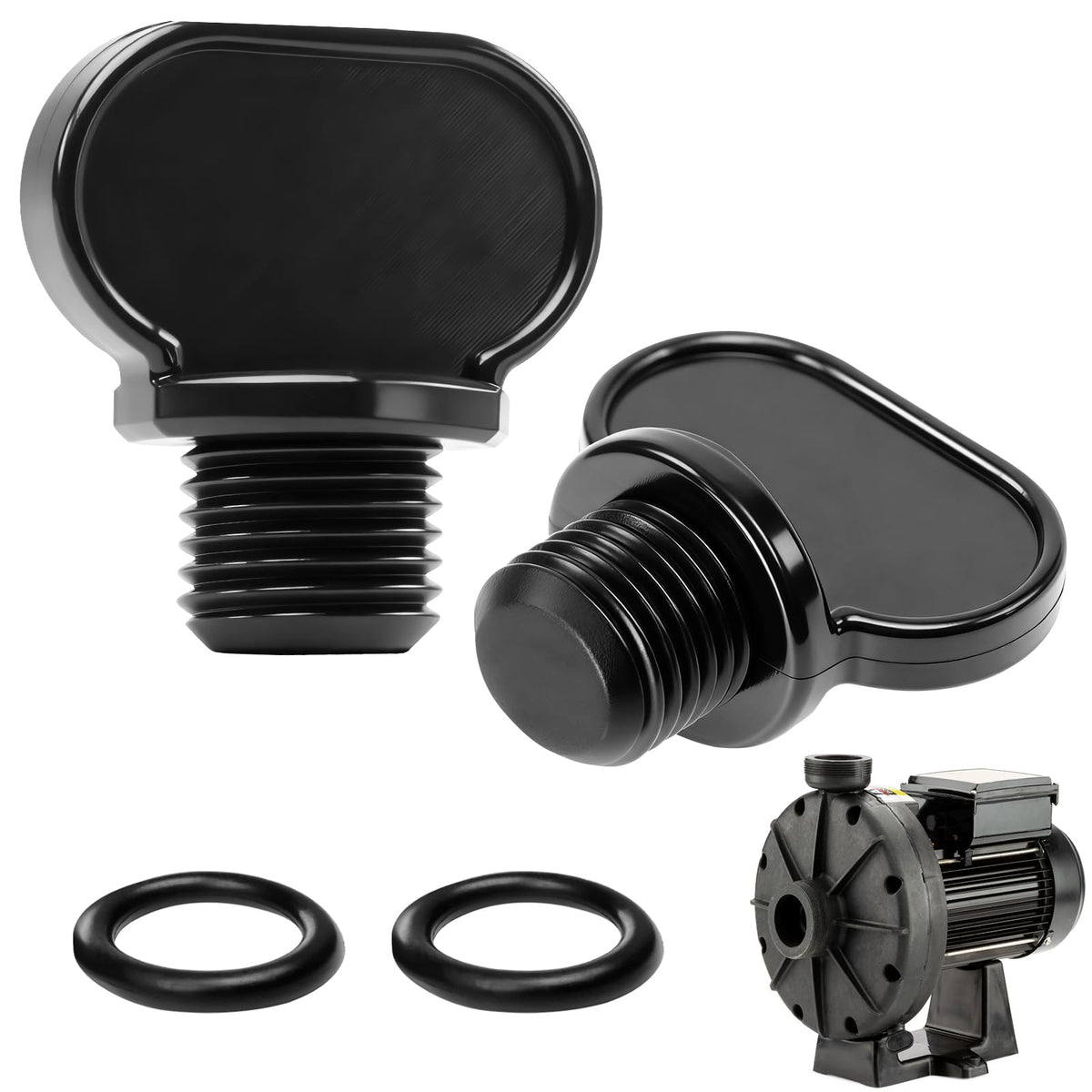 SHUJUKU SPX4000FG drain plug with O-ring provides a reliable seal for Hayward pumps.