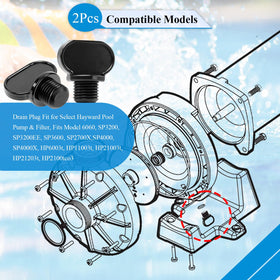 SHUJUKU SPX4000FG two-plug package as a backup for pool maintenance.