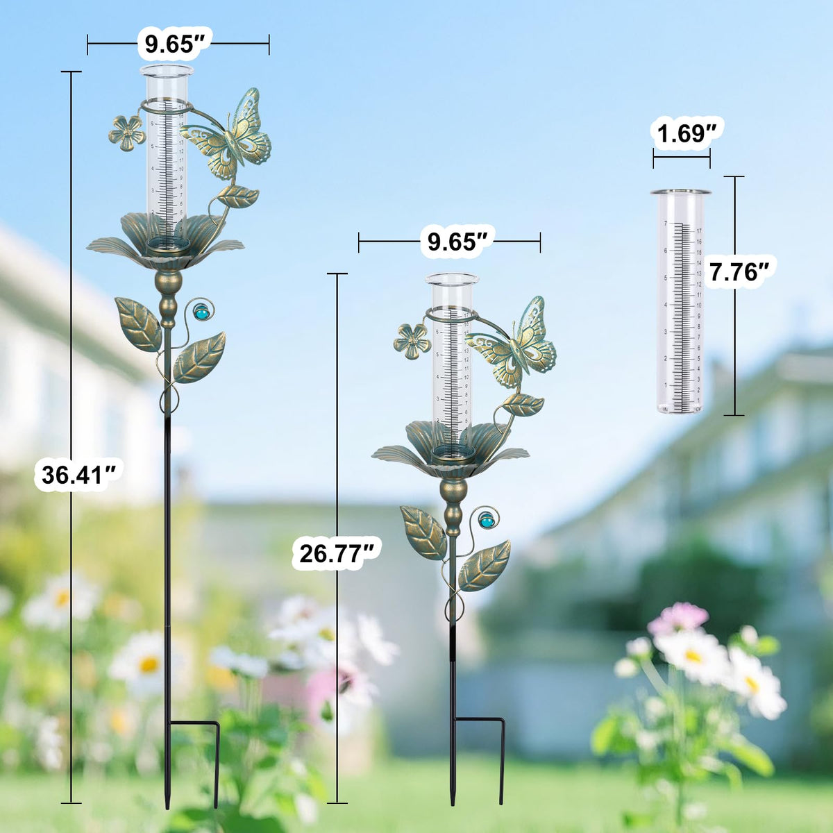 Shumi height-adjustable stand keeps readings visible from a distance.