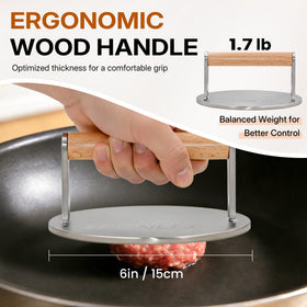 SHUNLIAN heavy-duty press built for frequent grilling and searing