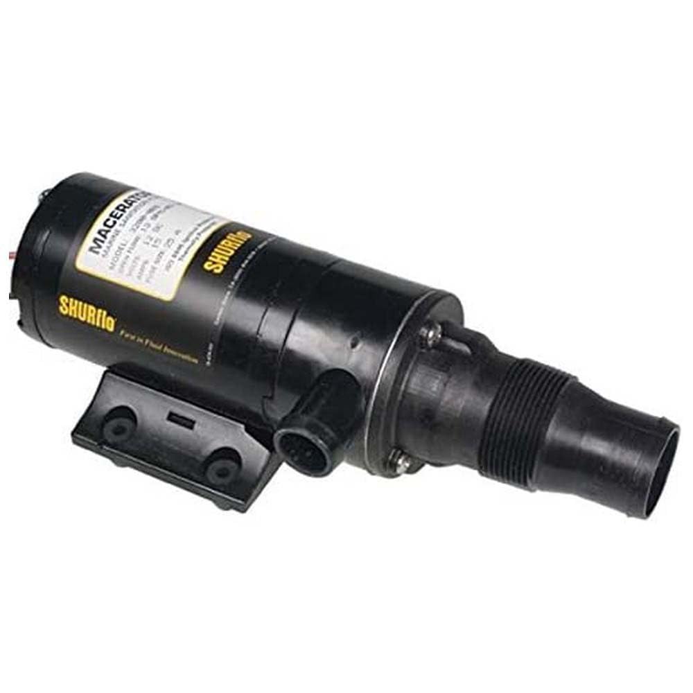 SHURFLO macerator pump motor seal close-up highlights durable seals and end bells