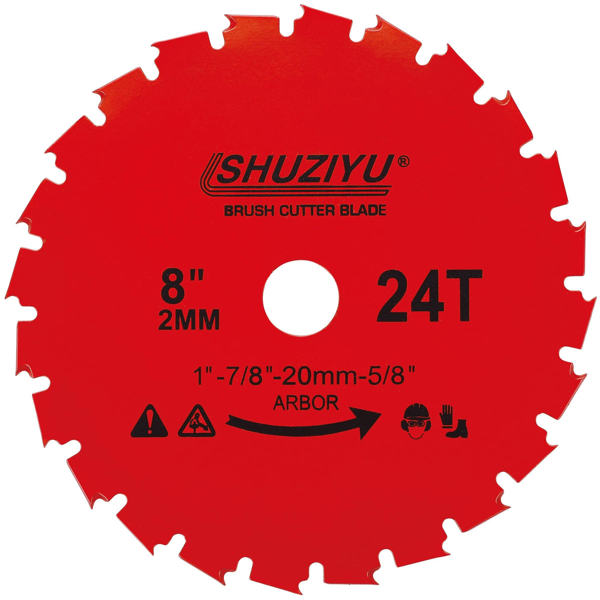 SHUZIYU SK-5 steel blade for longer durability under heavy yard work.