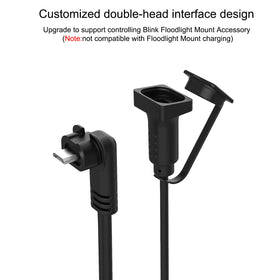 Shyueda 13ft solar cable allows flexible panel placement