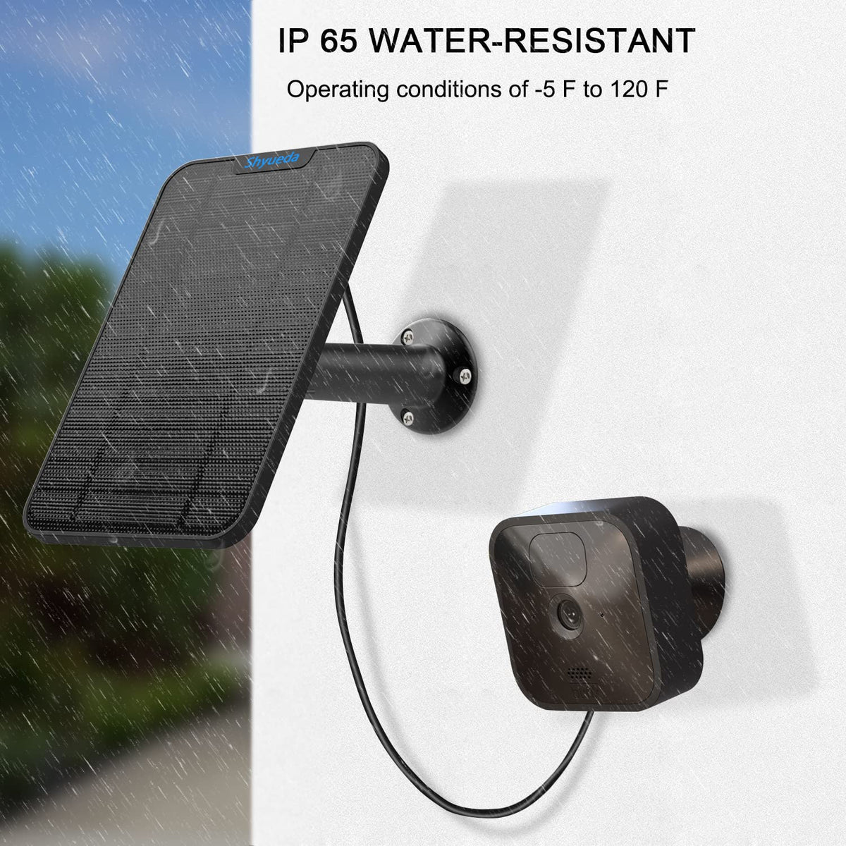Shyueda Blink-compatible solar panel keeps camera charged
