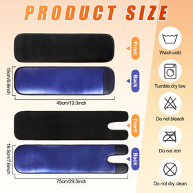 Shyyween arm trimmer 49x15 cm in black-blue for targeted compression