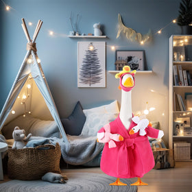 Shyyween outdoor goose decor setup inspires garden conversations during gatherings.