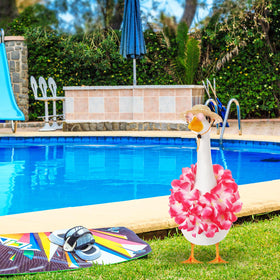 Shyyween outdoor goose outfit boosts porch and garden party aesthetics.