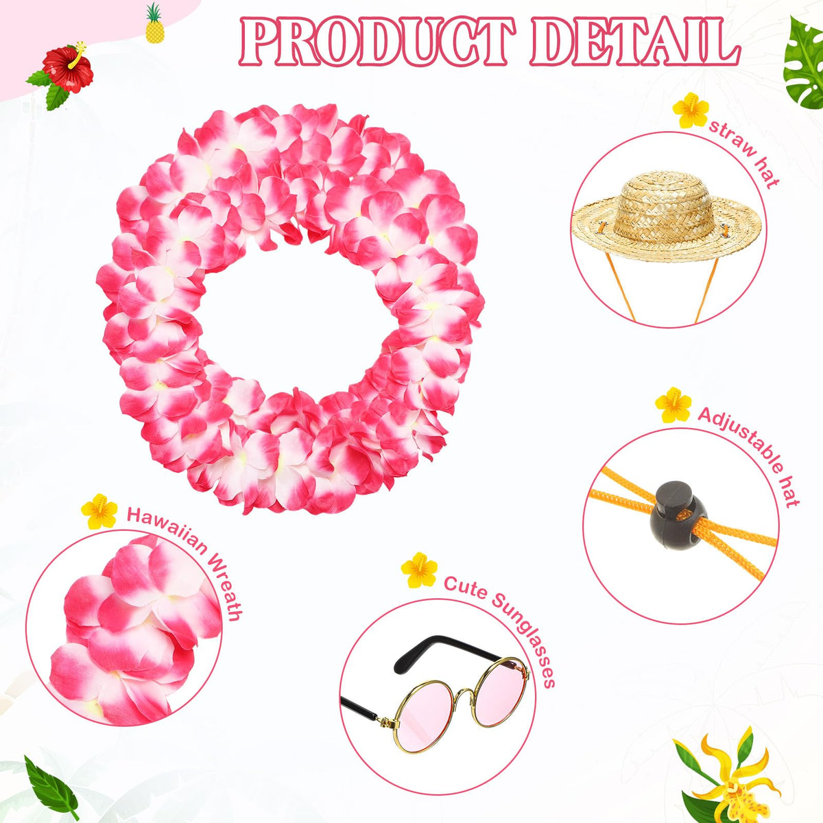 Shyyween pink goose outfit sunglasses add sun-ready charm to outdoor decor.