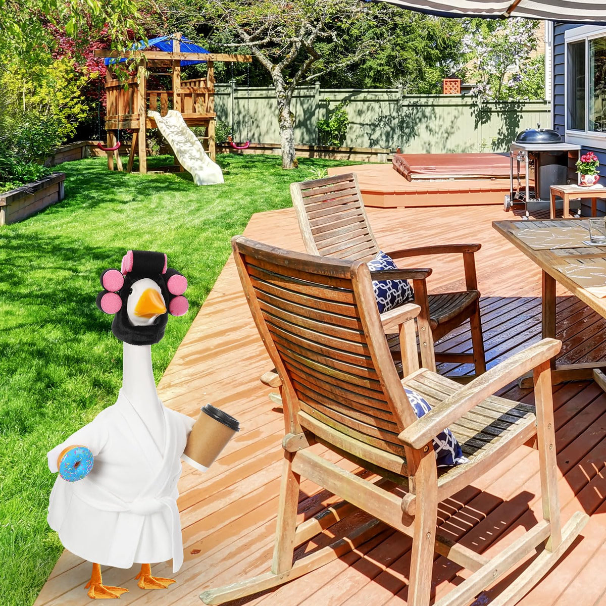 Shyyween outdoor goose decor set brightens seasonal displays with charm