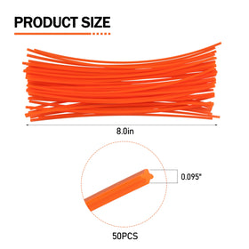 Sialvnd crosshair design trimmer line for durable, efficient cutting