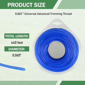 Sialvnd Maxi-Edge trimmer line, 440-foot spool for long sessions