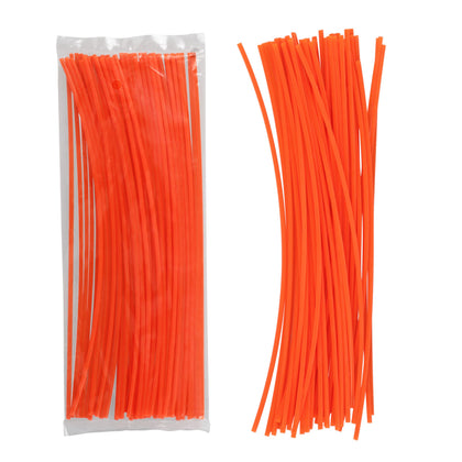 Sialvnd round precut trimmer line 0.095 in x 8 in for Echo, rapid replacement ready.