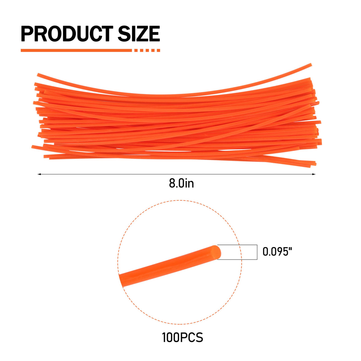 Echo-compatible Sialvnd precut trimmer line for quick edging and clean lawns.