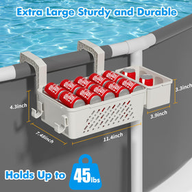 Sibada poolside storage basket installation guide simplifies setup and removal.