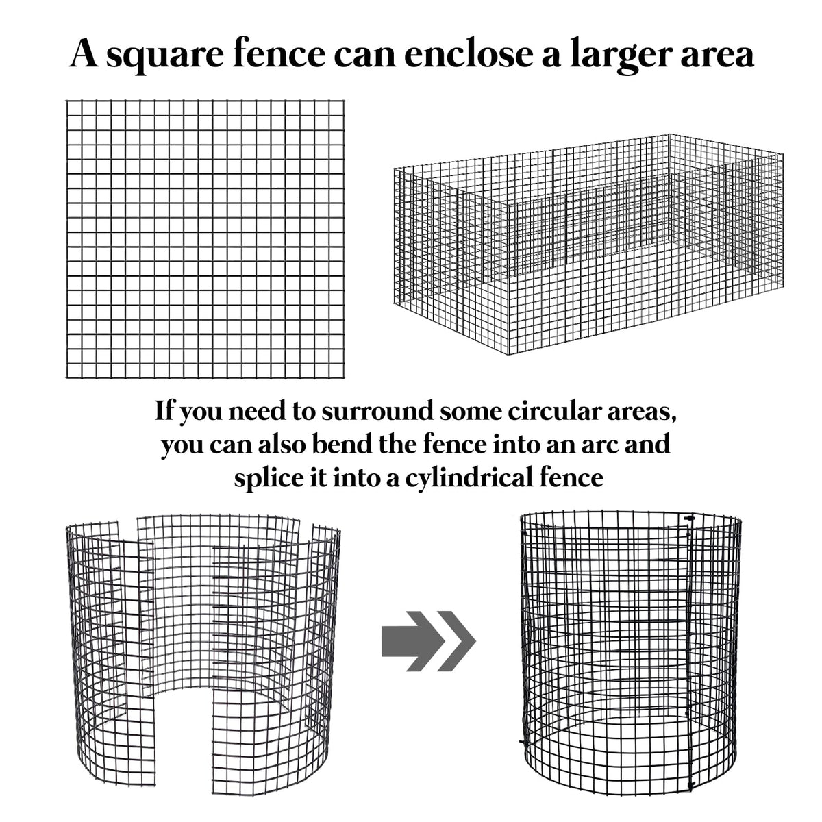 Sibosen DIY mesh configurations for versatile plant protection