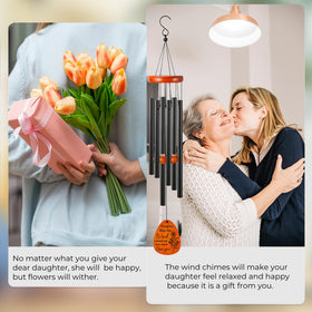 SIDATYSTAR wind chime in black gift box ready for gifting