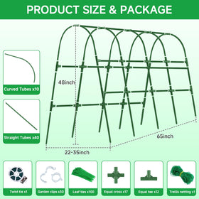 Sidefusi galvanized steel trellis resists rust for lasting outdoor support.