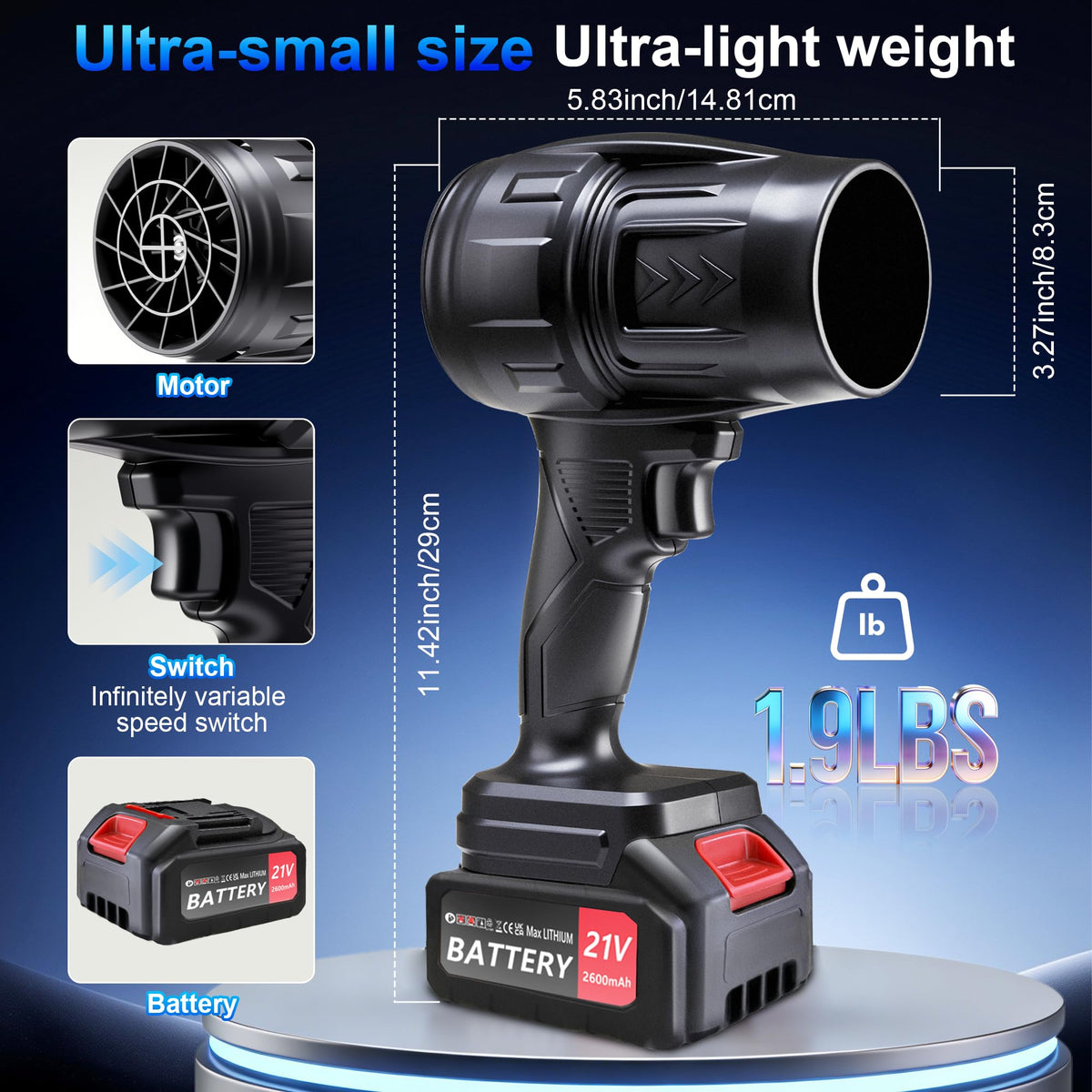 SIEARPUORL battery charger ensuring ready power for back-to-back use