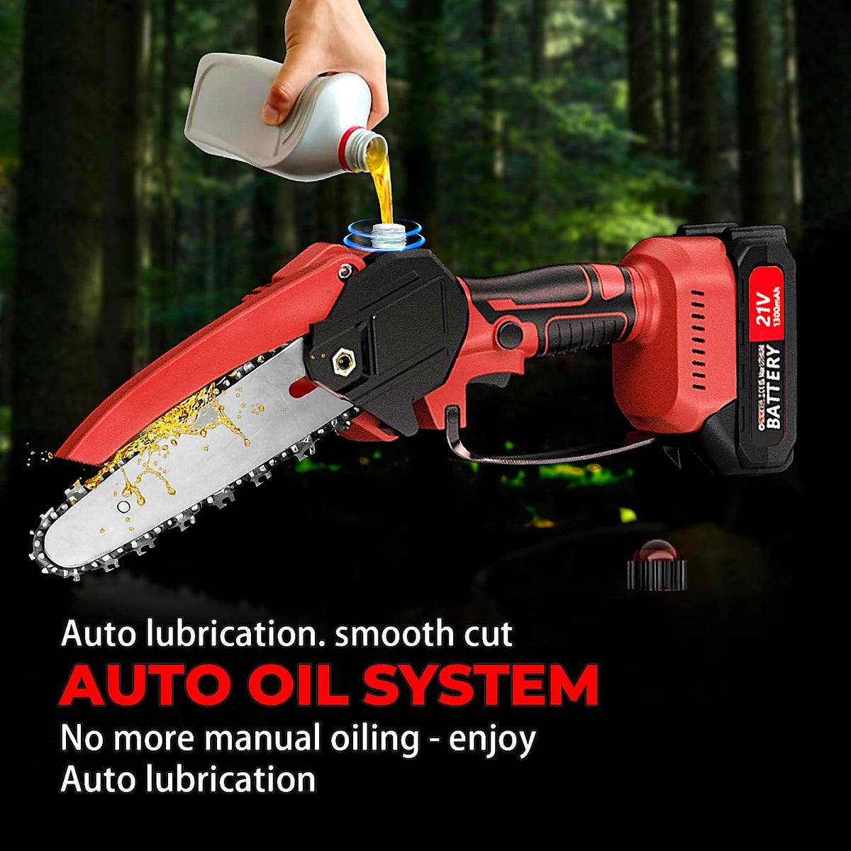 High-torque motor delivering smooth cuts through thick limbs