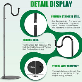 SIECCY heavy-duty iron tube hanger supports up to 17 lbs.
