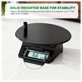 SIECCY height-adjustable 30 to 76 inches fits compact spaces and tall displays.