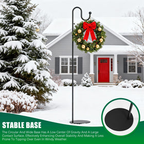 SIECCY multi-purpose stand supports plants, lanterns, wreaths, and more.