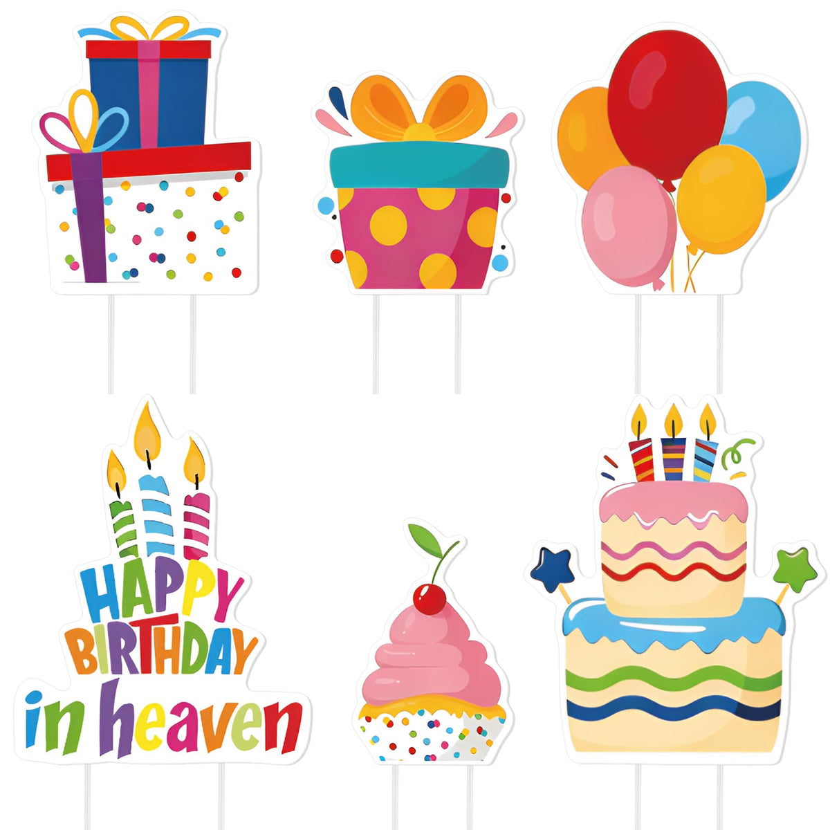 Sieral double-layer birthday cake sign creates a focal remembrance.