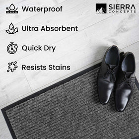 Sierra Concepts eco-friendly mat made from recycled PVC and polyester.
