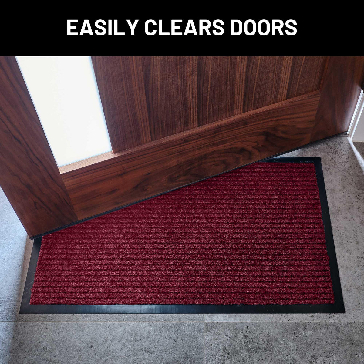Sierra Concepts indoor outdoor mat red ideal for entryways and high traffic areas