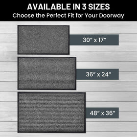 Sierra Concepts non-slip backing keeps the mat in place.