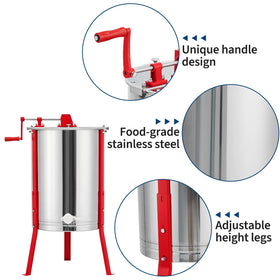 SierraSquad stainless steel drum promotes hygienic honey processing