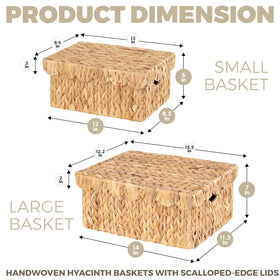 SIEUSALEVN bread storage hyacinth basket keeps bakery items fresh.