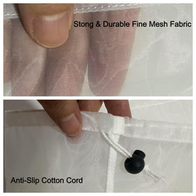 Universal fit with adjustable drawstring for secure attachment