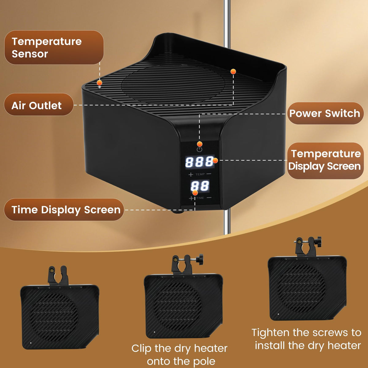 Siftary compact design makes storage and relocation simple.