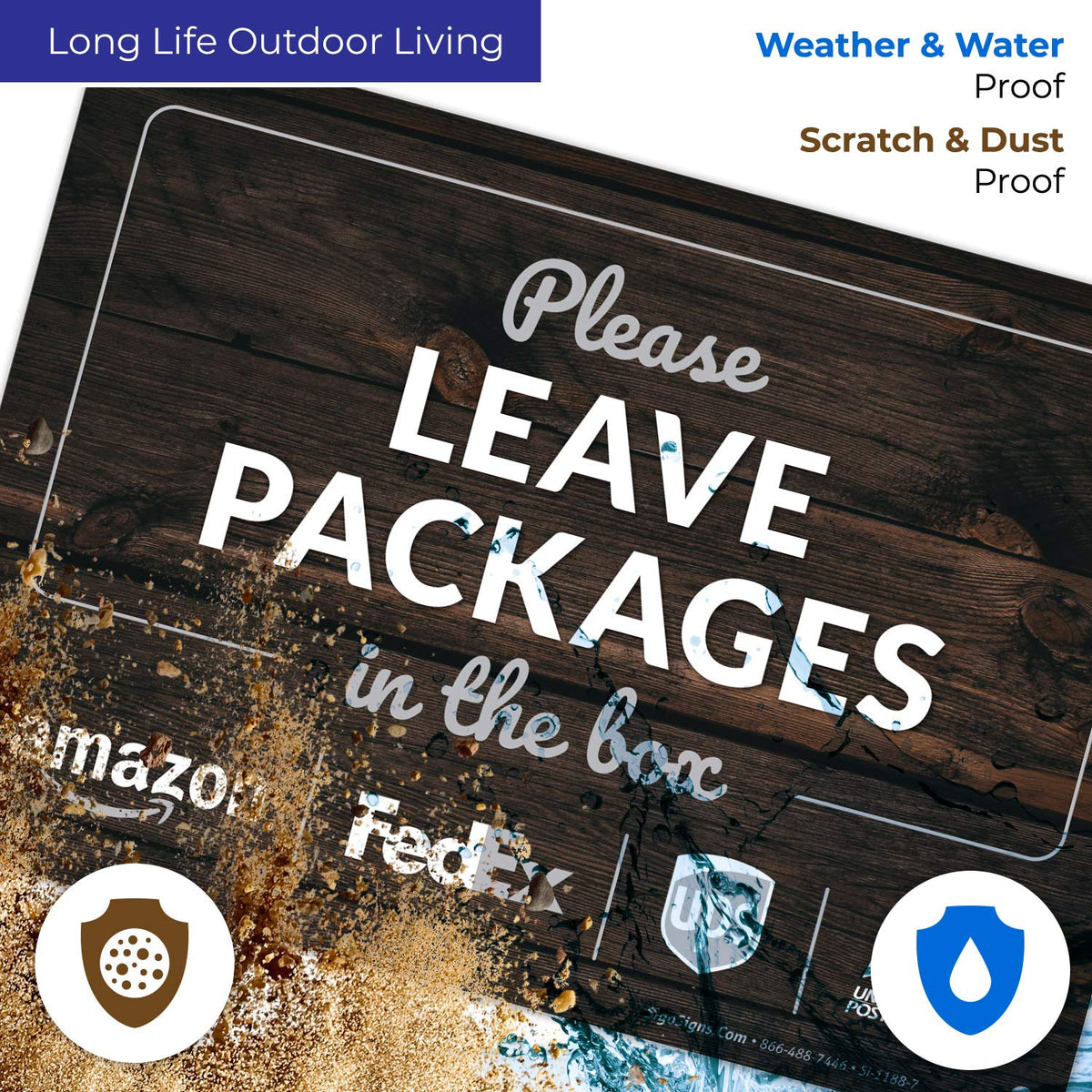Sigo Signs Fade-Resistant Printing preserves legibility in sun and rain.