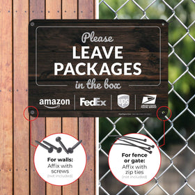 Sigo Signs Rust-Free .040 Aluminum for durable outdoor use.