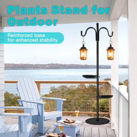SIGOWING flat base with stakes provides wind-resistant stability on decks.