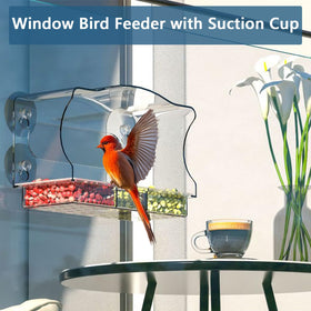 SIGOWING window feeder viewing box for clear, close-up birdwatching from indoors