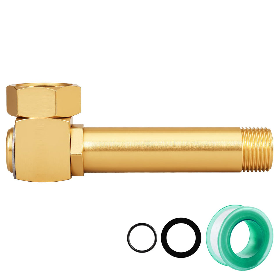SIGURANTA brass 3/4 GHT female swivel elbow for hose reel connections