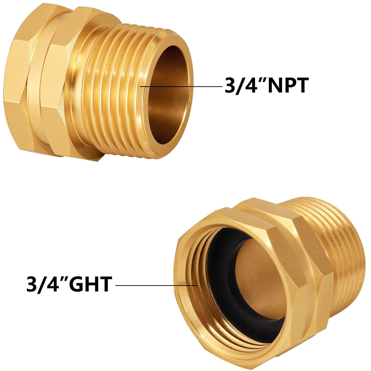 SIGURANTA brass reducer pack shows three-piece set for easy setup.