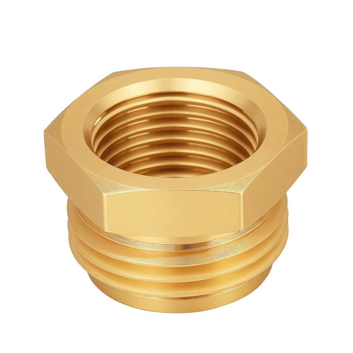 Versatile use on hoses and 1/2 NPT fittings for irrigation