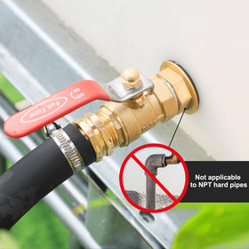 SIGURANTA durable brass shutoff valve side view illustrating corrosion resistance.