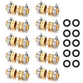 SIGURANTA brass garden hose repair connectors kit for durable sealing
