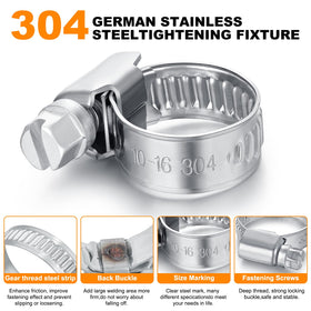 SIGURANTA garden hose sprayer adapter showing easy nozzle compatibility