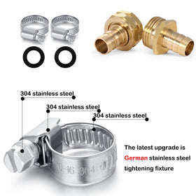 SIGURANTA stainless steel clamps provide strong, corrosion-resistant hose gripping.