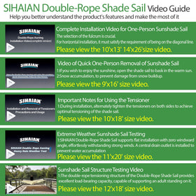 SIHAIAN horizontal installation capability supports varied outdoor layouts