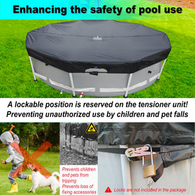 SIHAIAN safety space allows lock installation to prevent unauthorized access.