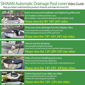 SIHAIAN tensioner design allows quick installation and helps deter access